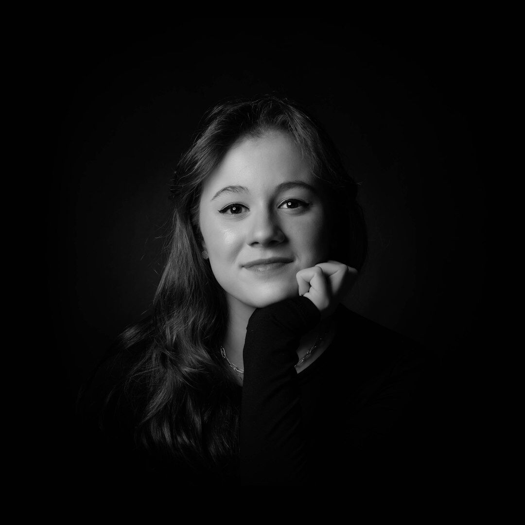 Female tech analyst portrait