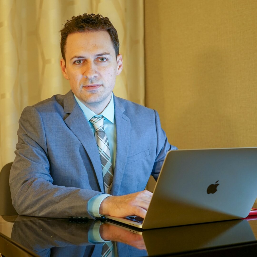 Senior tech executive male portrait